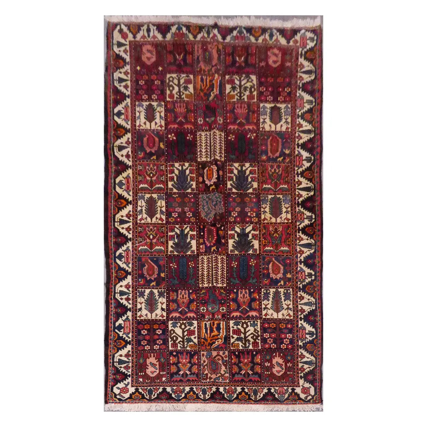 One Of The Kind Persian Bakhtiar Rug 10'2" x 5'2"